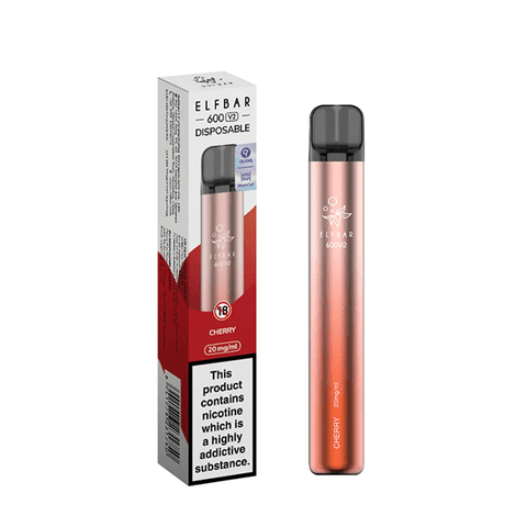 20mg ELF Bar 600 V2 Disposable Vaping Device 600 Puffs - THWC Ltd