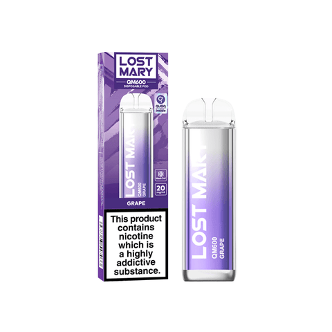 20mg ELF Bar Lost Mary QM600 Disposable Vape Device 600 Puffs - The Hemp Wellness Centre