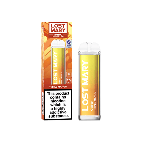 20mg ELF Bar Lost Mary QM600 Disposable Vape Device 600 Puffs - The Hemp Wellness Centre