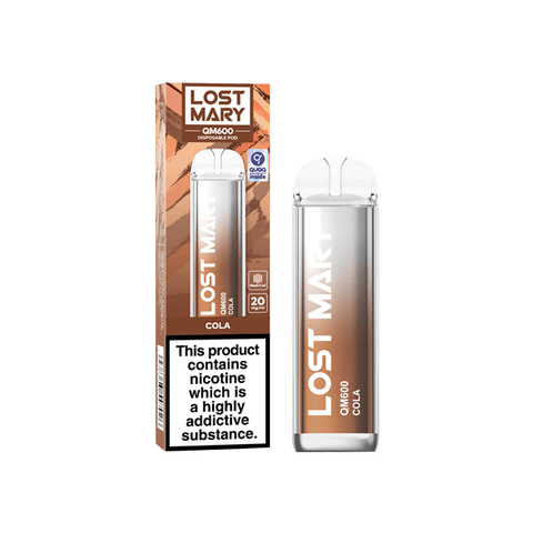 20mg ELF Bar Lost Mary QM600 Disposable Vape Device 600 Puffs - The Hemp Wellness Centre