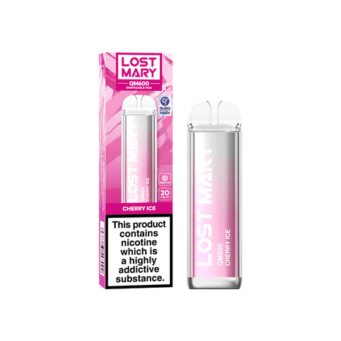 20mg ELF Bar Lost Mary QM600 Disposable Vape Device 600 Puffs - The Hemp Wellness Centre