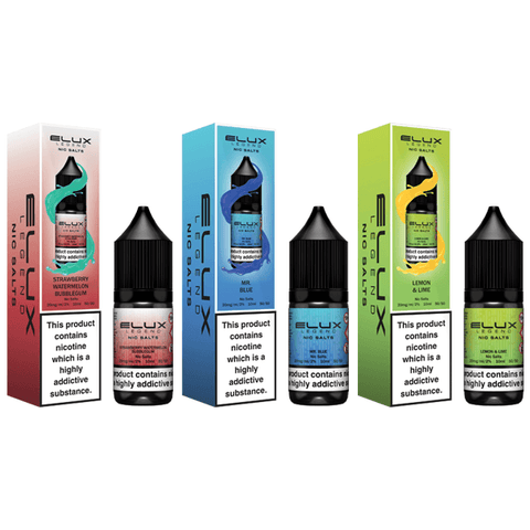 20mg Elux Legend 10ml Nic Salts (50VG/50PG) - The Hemp Wellness Centre