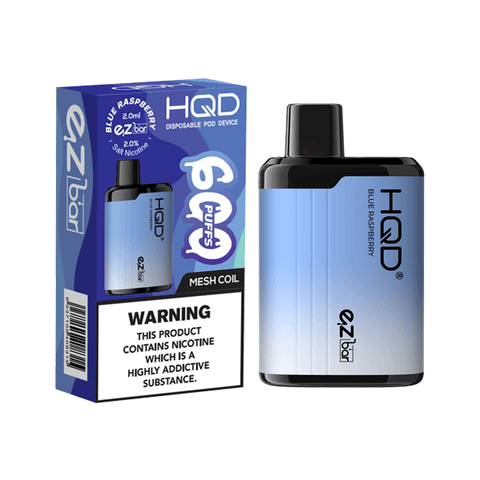 20mg HQD EZ Bar Disposable Vape Device 600 Puffs - The Hemp Wellness Centre