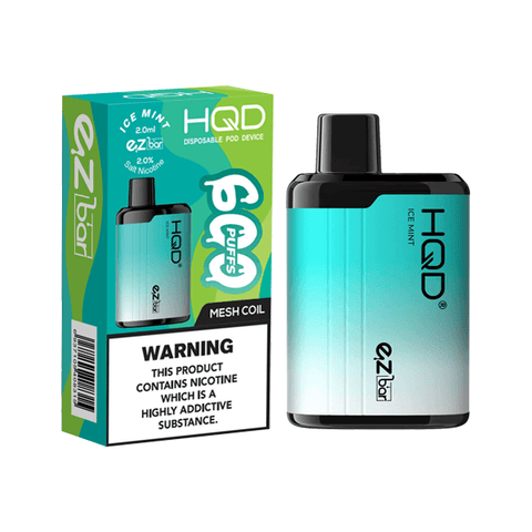 20mg HQD EZ Bar Disposable Vape Device 600 Puffs - The Hemp Wellness Centre