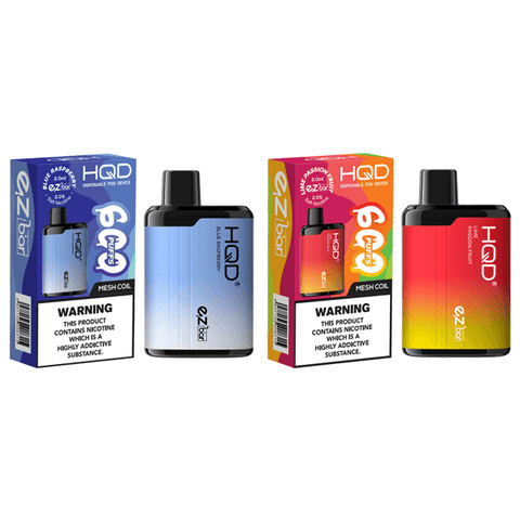 20mg HQD EZ Bar Disposable Vape Device 600 Puffs - The Hemp Wellness Centre