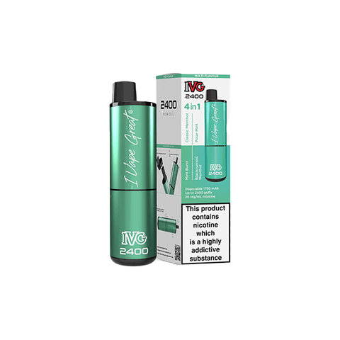 20mg IVG 2400 Disposable Vapes 2400 Puffs - THWC Ltd