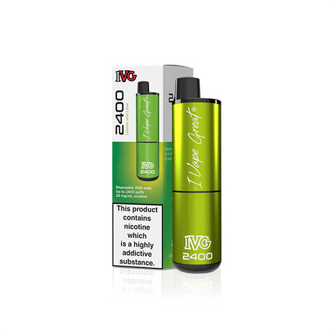 20mg IVG 2400 Disposable Vapes 2400 Puffs - THWC Ltd