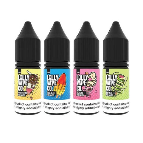20mg Lolly Vape Co 10ml Nic Salts (50VG/50PG) - The Hemp Wellness Centre