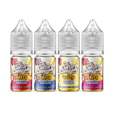 20mg The Custard Company Flavoured Nic Salt 10ml (50VG/50PG) - The Hemp Wellness Centre