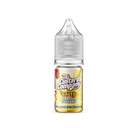 20mg The Custard Company Flavoured Nic Salt 10ml (50VG/50PG) - The Hemp Wellness Centre