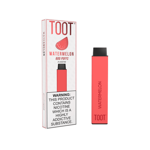 20mg TOOT Bar Disposable Vape Device 600 Puffs - The Hemp Wellness Centre