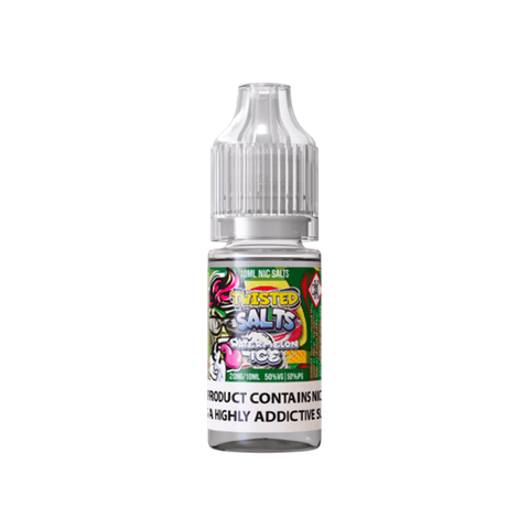 20mg Twisted Salts 10ml Nic Salt (50VG/50PG) - The Hemp Wellness Centre