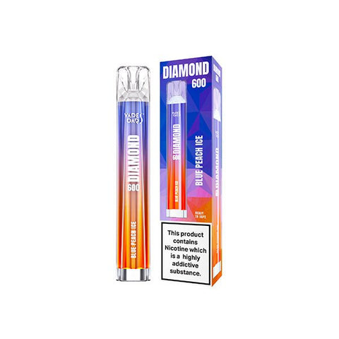 20mg Vapes Bars Diamond 600 Disposable Vape Device 600 Puffs - The Hemp Wellness Centre