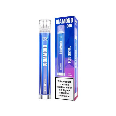 20mg Vapes Bars Diamond 600 Disposable Vape Device 600 Puffs - The Hemp Wellness Centre