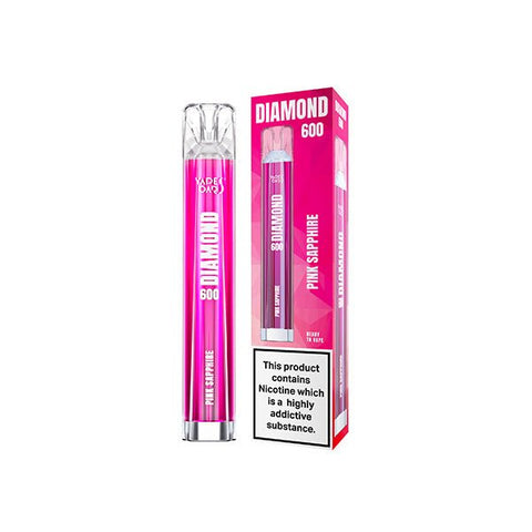 20mg Vapes Bars Diamond 600 Disposable Vape Device 600 Puffs - The Hemp Wellness Centre