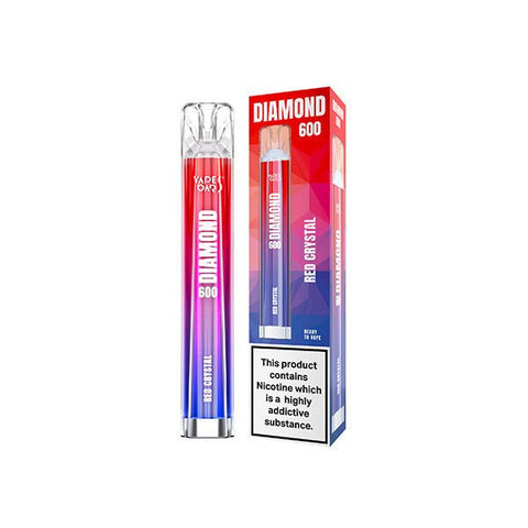 20mg Vapes Bars Diamond 600 Disposable Vape Device 600 Puffs - The Hemp Wellness Centre