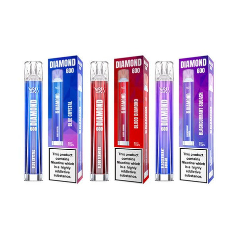 20mg Vapes Bars Diamond 600 Disposable Vape Device 600 Puffs - The Hemp Wellness Centre
