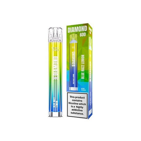 20mg Vapes Bars Diamond 600 Disposable Vape Device 600 Puffs - The Hemp Wellness Centre