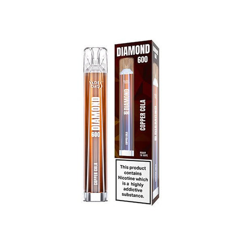 20mg Vapes Bars Diamond 600 Disposable Vape Device 600 Puffs - The Hemp Wellness Centre