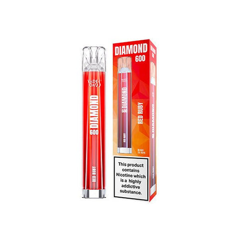 20mg Vapes Bars Diamond 600 Disposable Vape Device 600 Puffs - The Hemp Wellness Centre