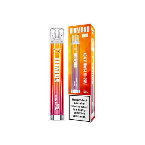 20mg Vapes Bars Diamond 600 Disposable Vape Device 600 Puffs - The Hemp Wellness Centre