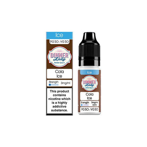 3mg Dinner Lady 50:50 Ice 10ml (50VG/50PG) - The Hemp Wellness Centre