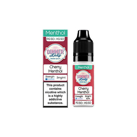 3mg Dinner Lady 50:50 Menthol 10ml (50VG/50PG) - The Hemp Wellness Centre