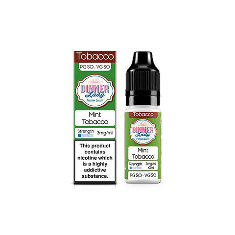 3mg Dinner Lady 50:50 Tobacco 10ml (50VG/50PG) - The Hemp Wellness Centre