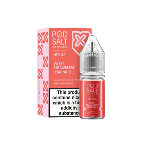 5mg Pod Salt Nexus 10ml Nic Salt (50VG/50PG) - The Hemp Wellness Centre
