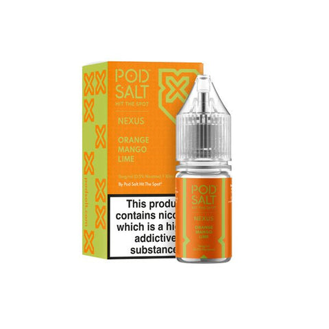 5mg Pod Salt Nexus 10ml Nic Salt (50VG/50PG) - The Hemp Wellness Centre
