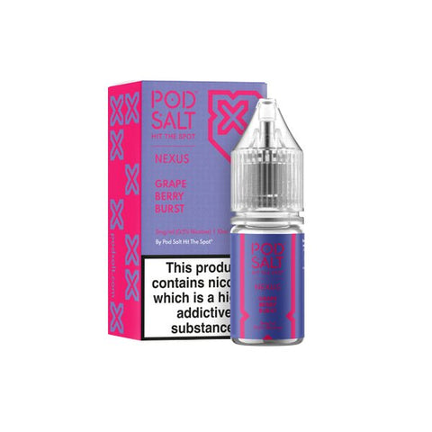 5mg Pod Salt Nexus 10ml Nic Salt (50VG/50PG) - The Hemp Wellness Centre