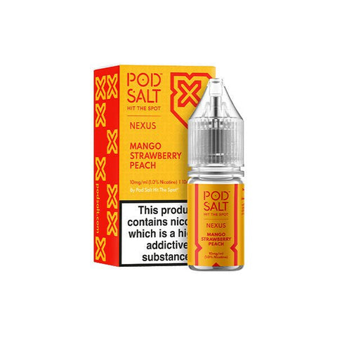 5mg Pod Salt Nexus 10ml Nic Salt (50VG/50PG) - The Hemp Wellness Centre