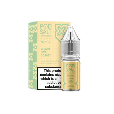 5mg Pod Salt Nexus 10ml Nic Salt (50VG/50PG) - The Hemp Wellness Centre