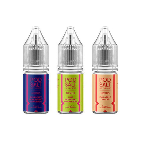 5mg Pod Salt Nexus 10ml Nic Salt (50VG/50PG) - The Hemp Wellness Centre