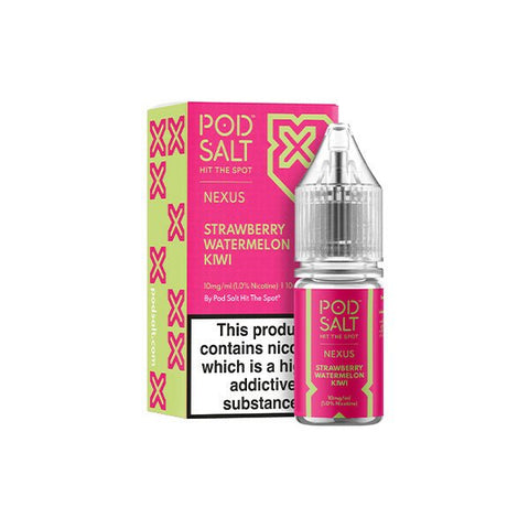 5mg Pod Salt Nexus 10ml Nic Salt (50VG/50PG) - The Hemp Wellness Centre