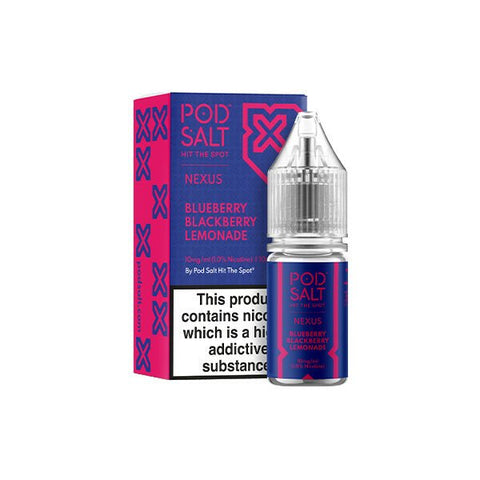 5mg Pod Salt Nexus 10ml Nic Salt (50VG/50PG) - The Hemp Wellness Centre