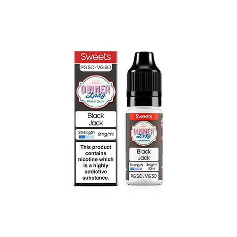 6mg Dinner Lady 50:50 Sweets 10ml (50VG/50PG) - The Hemp Wellness Centre