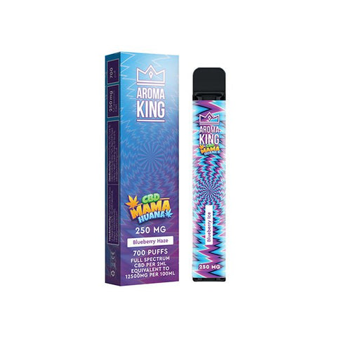 Aroma King Mama Huana 250mg CBD Disposable Vape Device 700 Puffs - The Hemp Wellness Centre