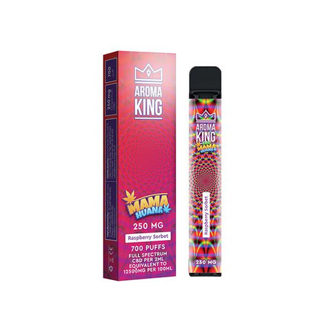 Aroma King Mama Huana 250mg CBD Disposable Vape Device 700 Puffs - The Hemp Wellness Centre
