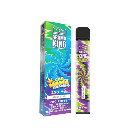 Aroma King Mama Huana 250mg CBD Disposable Vape Device 700 Puffs - The Hemp Wellness Centre