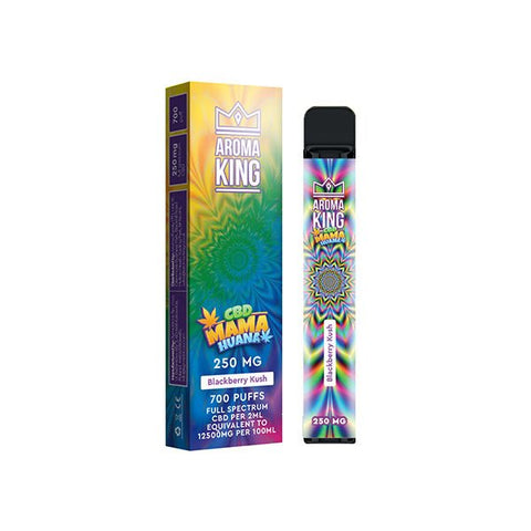 Aroma King Mama Huana 250mg CBD Disposable Vape Device 700 Puffs - The Hemp Wellness Centre