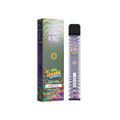 Aroma King Mama Huana 250mg CBD Disposable Vape Device 700 Puffs - The Hemp Wellness Centre