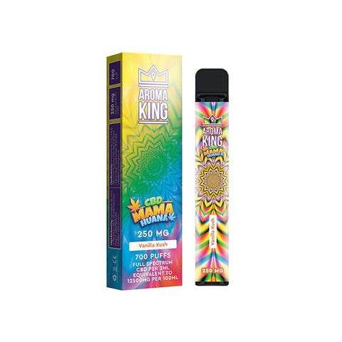 Aroma King Mama Huana 250mg CBD Disposable Vape Device 700 Puffs - The Hemp Wellness Centre