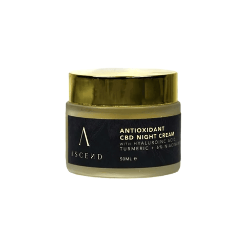 Ascend 500mg Antioxidant CBD Night Cream - 50ml - The Hemp Wellness Centre