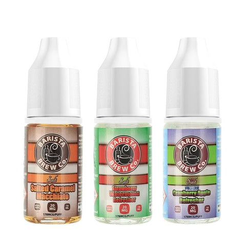 Barista Brew Co Salts (10ml) - The Hemp Wellness Centre
