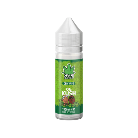 Cali County 2000mg Full Spectrum CBD E-liquid 50ml (60PG/40VG) - The Hemp Wellness Centre