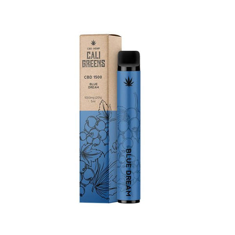 Cali Greens CBD GO 1000mg CBD Disposable Vape Pen 1500 Puffs - The Hemp Wellness Centre