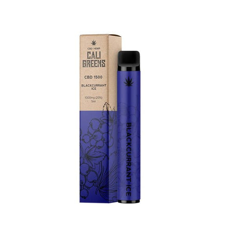 Cali Greens CBD GO 1000mg CBD Disposable Vape Pen 1500 Puffs - The Hemp Wellness Centre