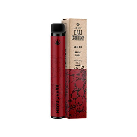 Cali Greens CBD GO 150mg CBD Disposable Vape Pen 400 Puffs - The Hemp Wellness Centre