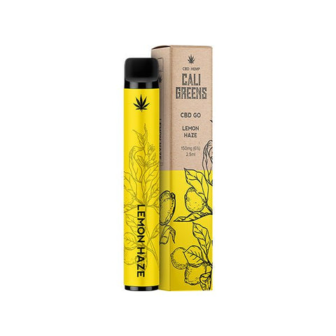 Cali Greens CBD GO 150mg CBD Disposable Vape Pen 400 Puffs - The Hemp Wellness Centre